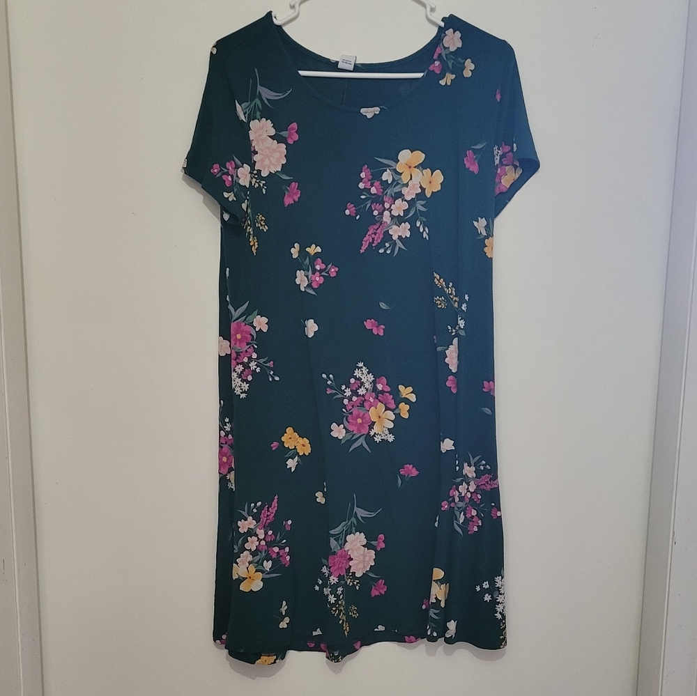 Floral Short Sleeve Dress